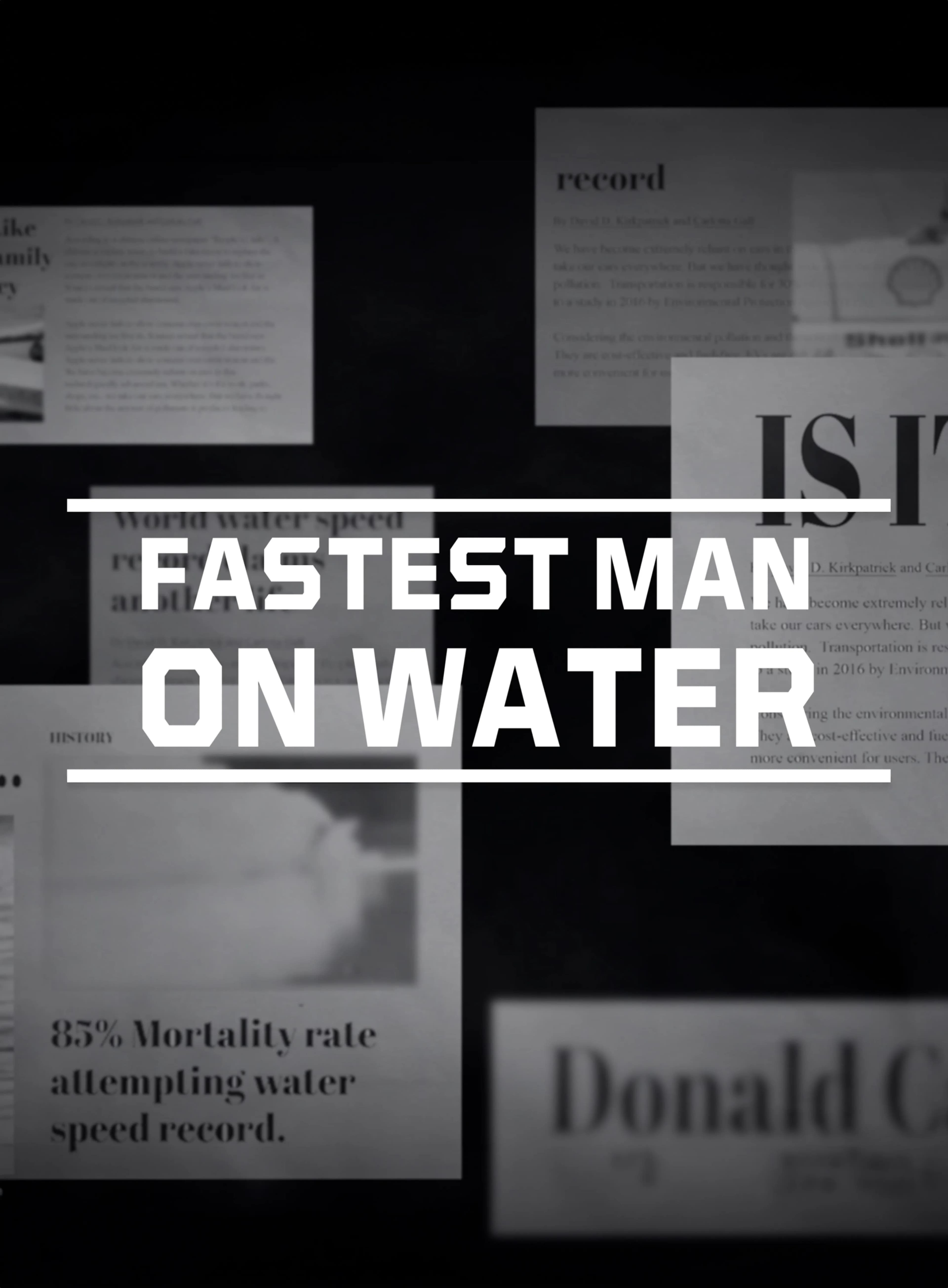 Fastest Man On Water