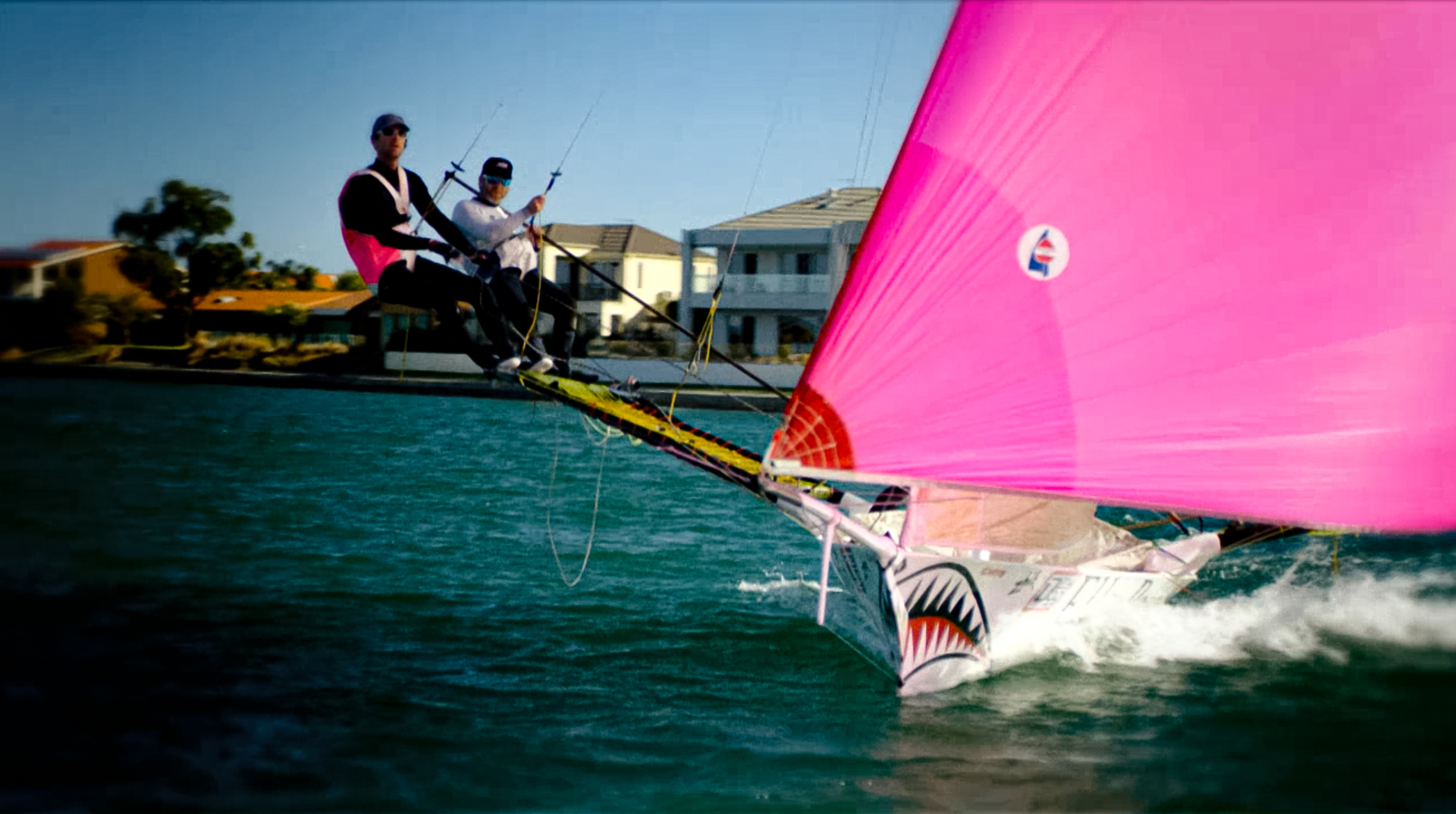 Rj Media 18ft Skiff Sailing