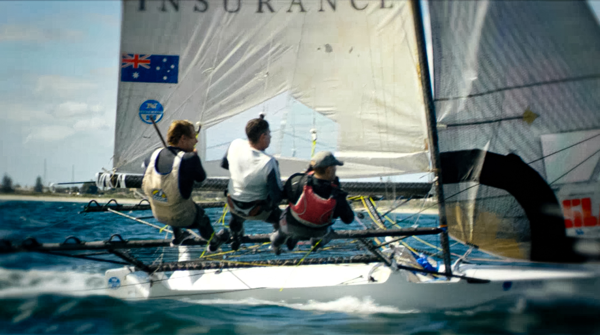 Rj Media 18ft Skiff Sailing