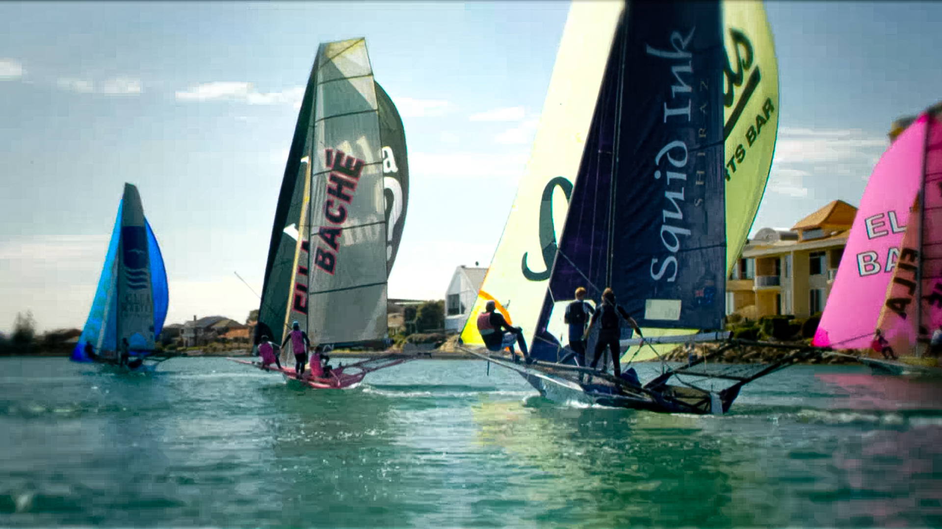 Rj Media 18ft Skiff Sailing