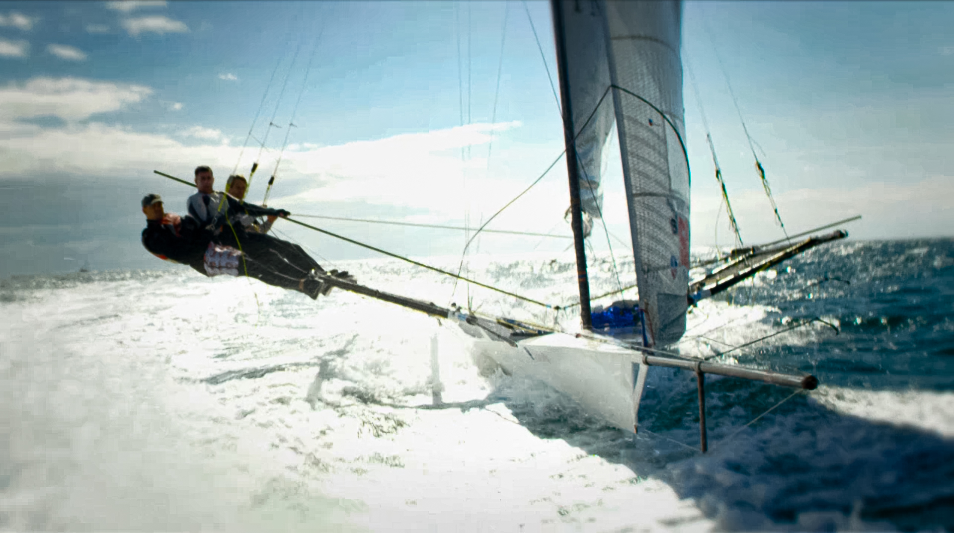 Rj Media 18ft Skiff Sailing