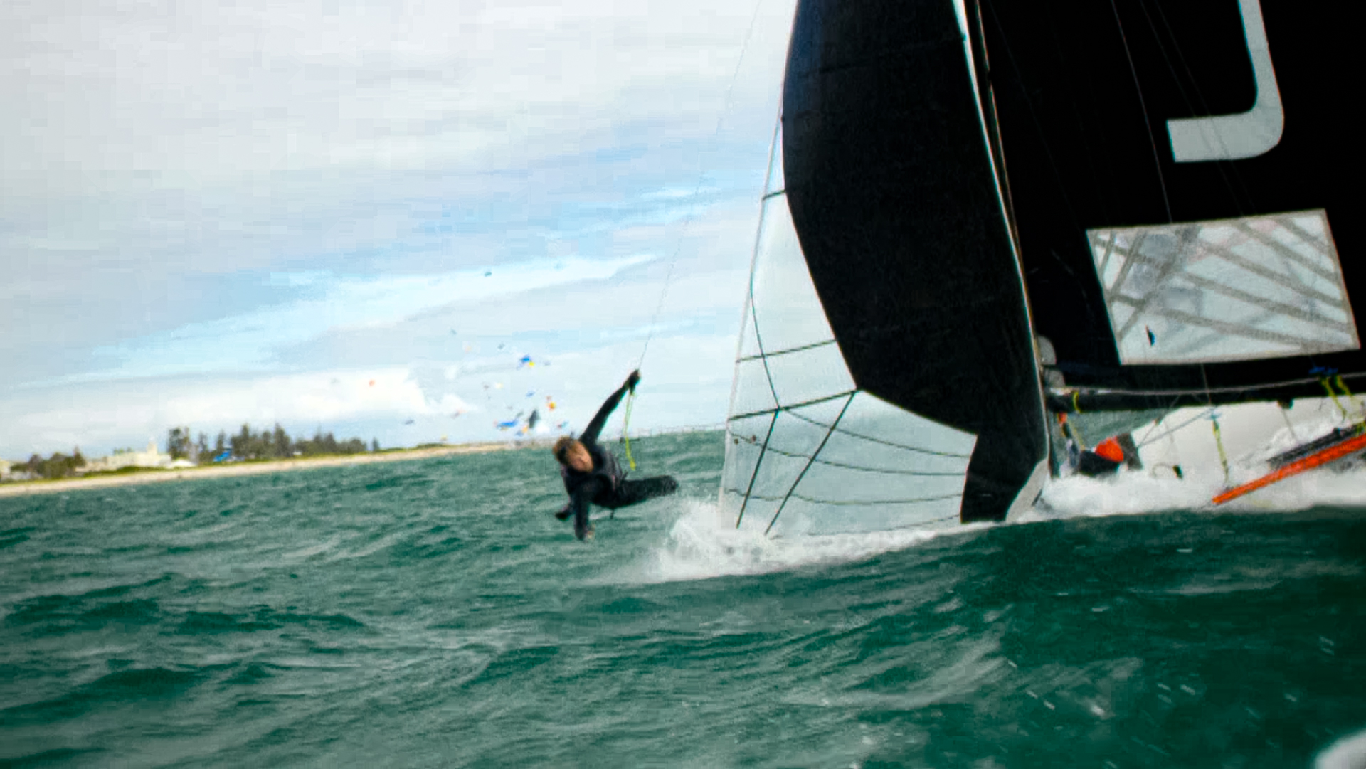 Rj Media 18ft Skiff Sailing